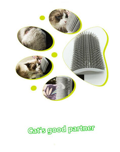 pet cat massage wall brush