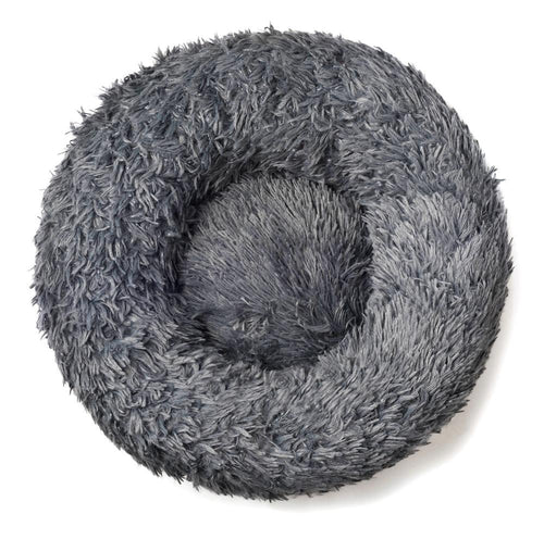 Round Plush Cat Bed