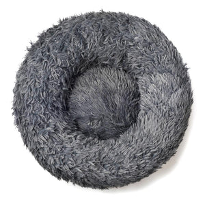 Round Plush Cat Bed