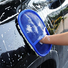 Load image into Gallery viewer, 1 Pcs Car Styling Wool Soft Car Wash Cleaning Glove Cleaning Brush Motorcycle Washer Care Products Car Accessories 4.8