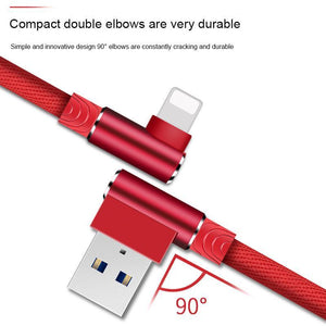 1M 2M 3M 90 Degree USB Data Charger Fast Cable