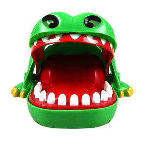 Mouth Dentist Bite Finger Toy Large Crocodile Pulling Teeth Bar Games Toys Kids Funny Toy For Children Gift