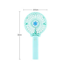 Load image into Gallery viewer, Summer Cooler USB Charging Portable Fan Mini Handheld Desk Fans Rechargeable ABS Portable Office Outdoor Household Travel