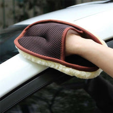 Load image into Gallery viewer, 1 Pcs Car Styling Wool Soft Car Wash Cleaning Glove Cleaning Brush Motorcycle Washer Care Products Car Accessories 4.8