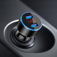 Load image into Gallery viewer, New Car Accessories 3.1A Dual USB professional Car Charger 2 Port LCD Display 12-24V Cigarette Socket Lighter For Smart Phone #