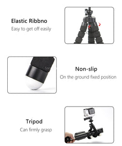 SnowHu Mini Flexible Sponge Octopus Tripod For iPhone Xiaomi Huawei Smartphone Tripod for Gopro8 7 6 5 Accessory With Phone LD06