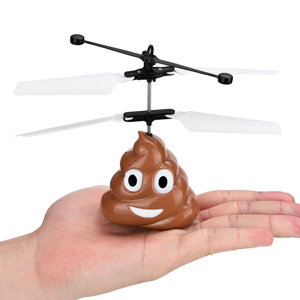 Hand Flying Poop Ball Mini Induction Suspension RC Aircraft Flying Remote Control Toys Drone helicoptero de controle remoto