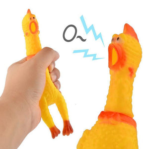 32cm 17cm Screaming Chicken Squeeze Sound Toy Pets Toy Product Dog Toys Shrilling Decompression Tool Funny Gadgets