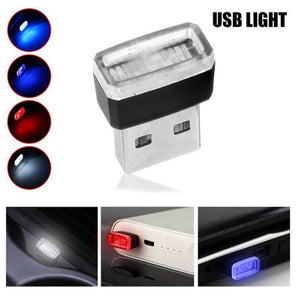 Car Accessories Interior Mini Car Atmosphere Light USB Wireless LED Car Interior Neon Ambient Lamp Car Interior Jewelry