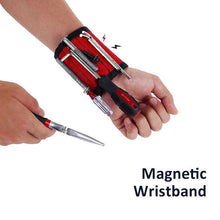 Load image into Gallery viewer, 1pcs Magnetic Wristband Hand Wraps Tool Bag Adjustable Electrician Wrist Screws Nails Drill Holder Belt Bracelet for Home Repair