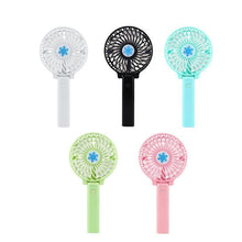 Load image into Gallery viewer, Summer Cooler USB Charging Portable Fan Mini Handheld Desk Fans Rechargeable ABS Portable Office Outdoor Household Travel