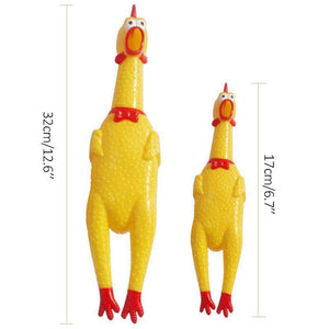 32cm 17cm Screaming Chicken Squeeze Sound Toy Pets Toy Product Dog Toys Shrilling Decompression Tool Funny Gadgets